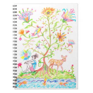 Cuaderno Un bonito árbol de la vida