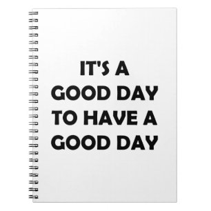 Cuaderno Un buen día espera   Motivación ascendente