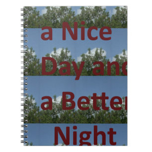Cuaderno Un buen día y un mejor arte nocturno