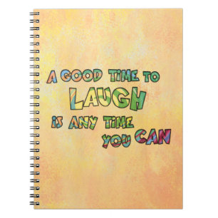 Cuaderno UN BUEN TiME PARA REÍR ES QUE TiME PUEDES