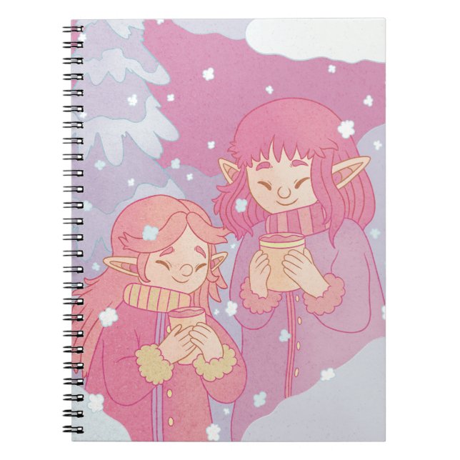 Cuaderno Un café acogedor en la mañana (Frente)