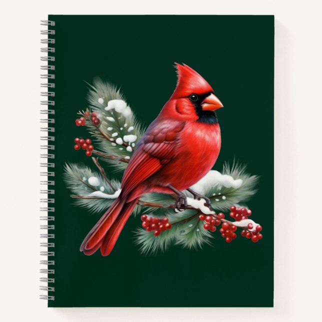 Cuaderno Un cardenal rojo (Anverso)