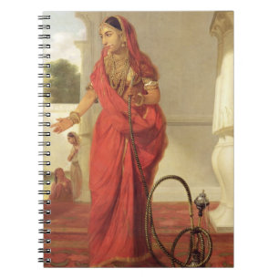 Cuaderno Un chica de baile indio con una cachimba, 1772