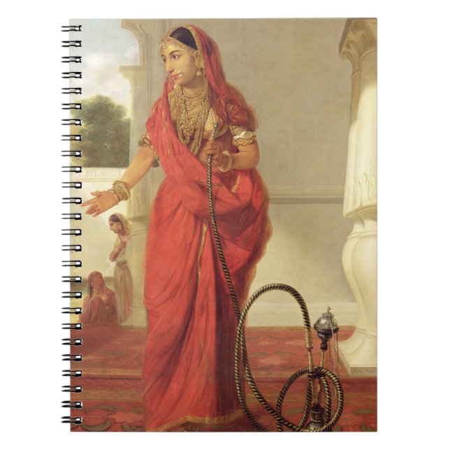 Cuaderno Un chica de baile indio con una cachimba, 1772 (Frente)
