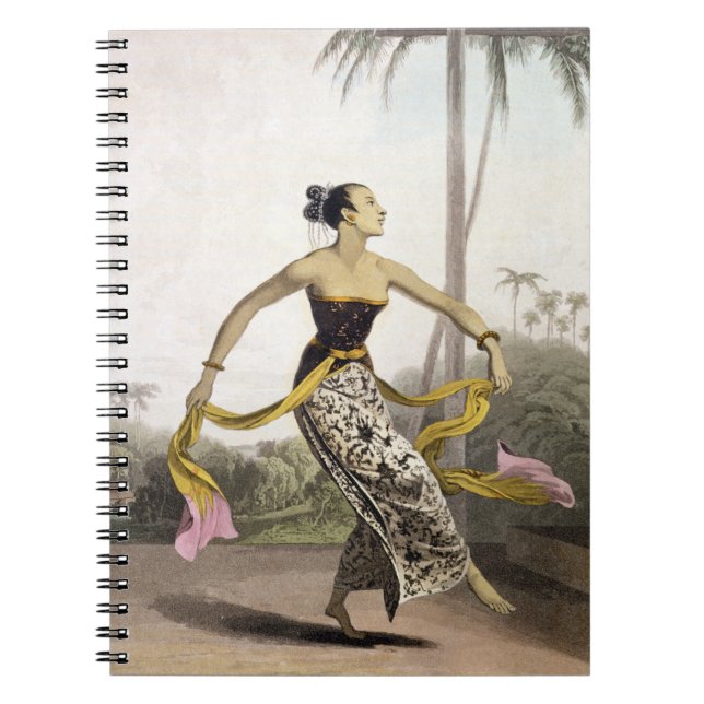 Cuaderno Un chica de Ronggeng o de baile, platea 21 del (Frente)