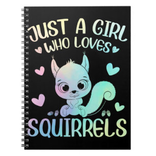 Cuaderno Un Chica que ama a las ardillas