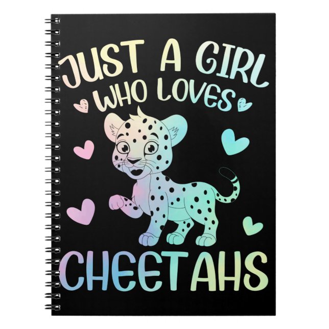 Cuaderno Un Chica que ama los Cheetahs (Frente)