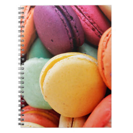 Cuaderno Un delicioso postre colorido francés Macaron