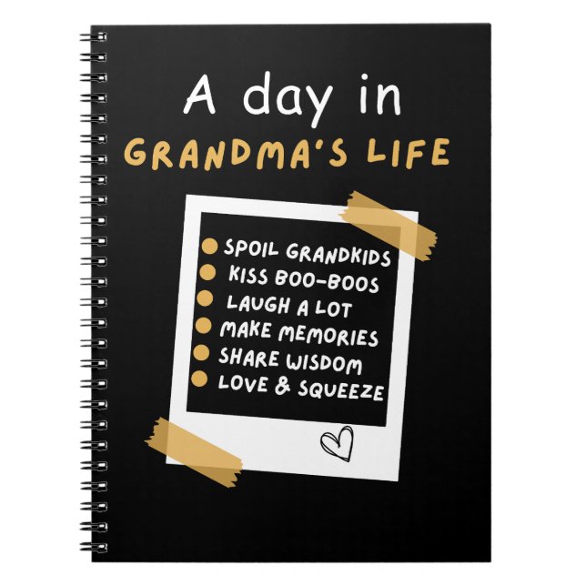 Cuaderno Un día en la vida de la abuela (Frente)