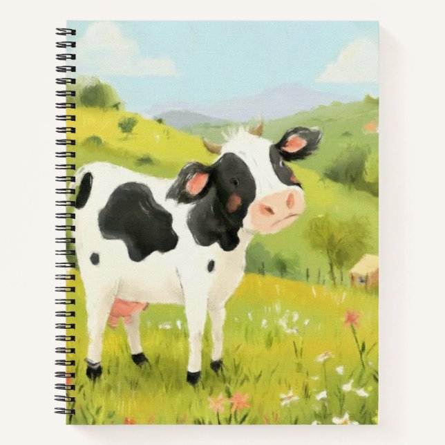 Cuaderno Un día fuera de vaca (Anverso)