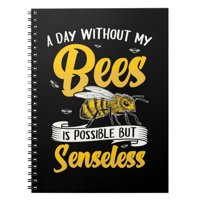 Cuaderno Un día sin mis abejas (Frente)