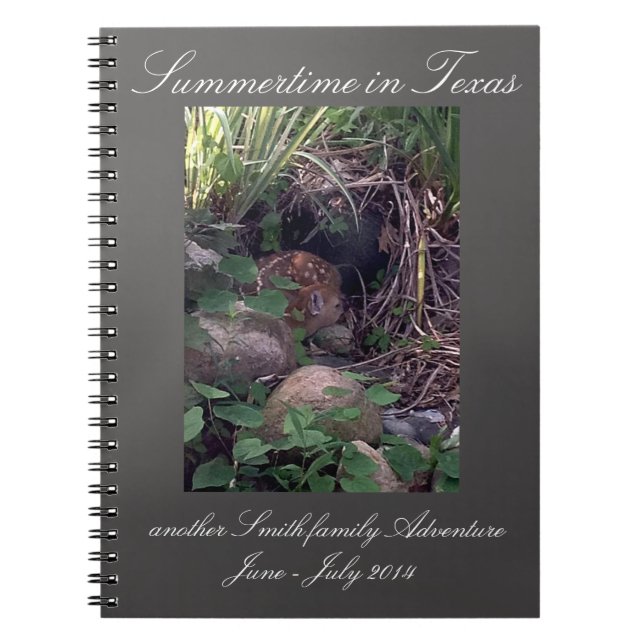 Cuaderno Un diario de memoria personalizado (Frente)