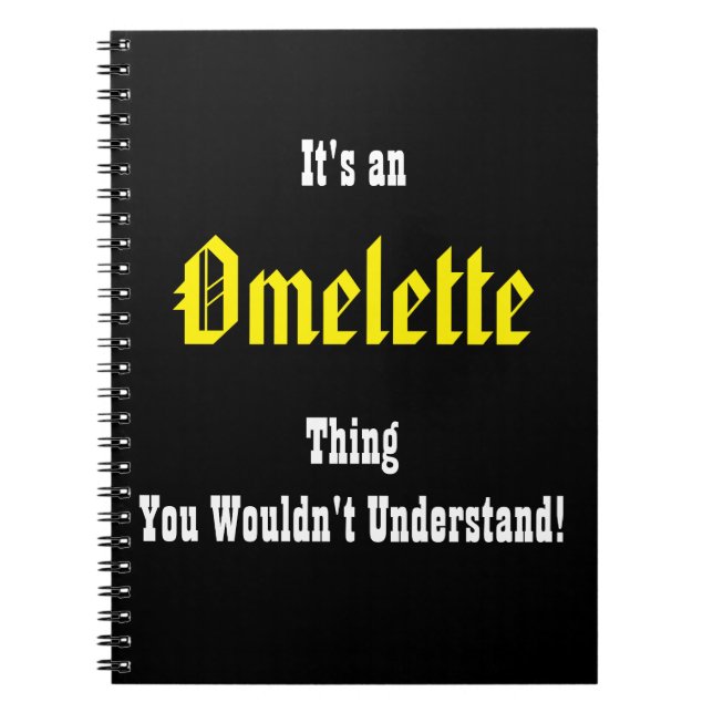 Cuaderno Un Diario Omelet Rotten (Frente)