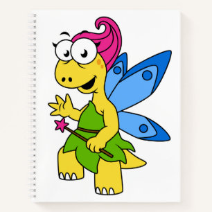 Cuaderno Un dinosaurio de Fairysaur Personalizado.