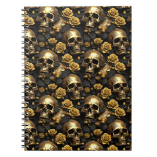 Cuaderno Un diseño de la serie A Skull and Roses 8