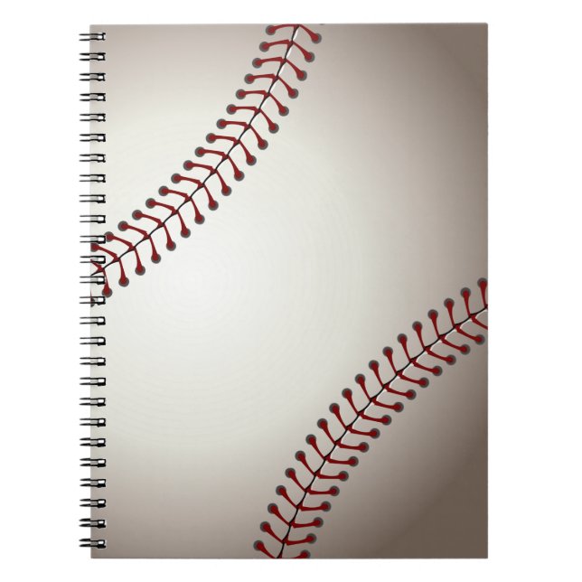 Cuaderno Un diseño de una base o una bola blanda (Frente)