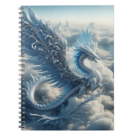 Cuaderno Un dragón asombroso rodeado de nubes
