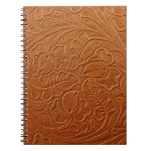 Cuaderno Un elegante fondo marrón claro hecho de