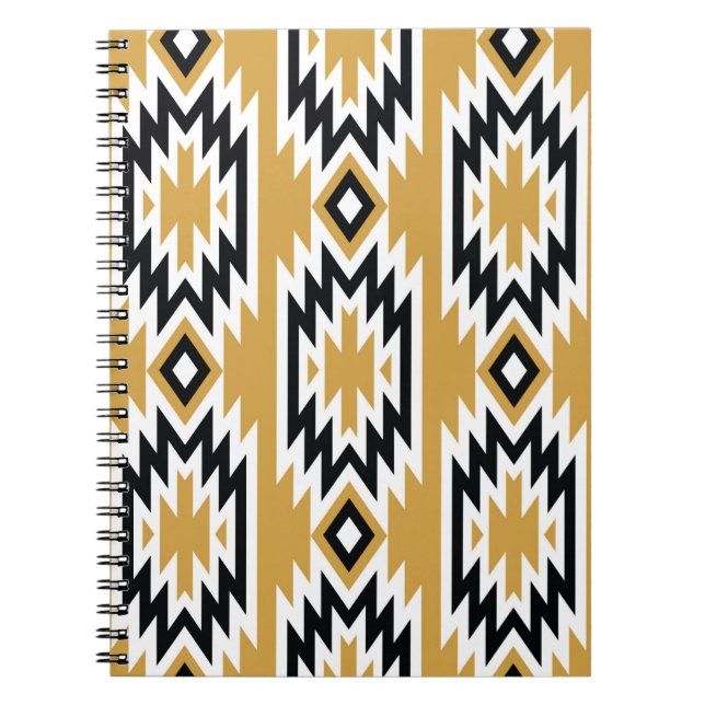 Cuaderno un estilo étnico inmaculado y a la moda. (Frente)