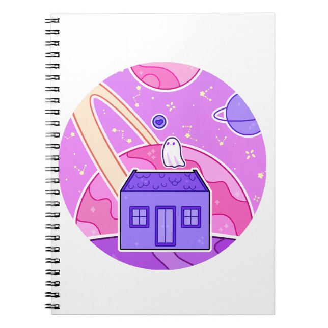 Cuaderno Un fantasma que vive en el espacio (Frente)