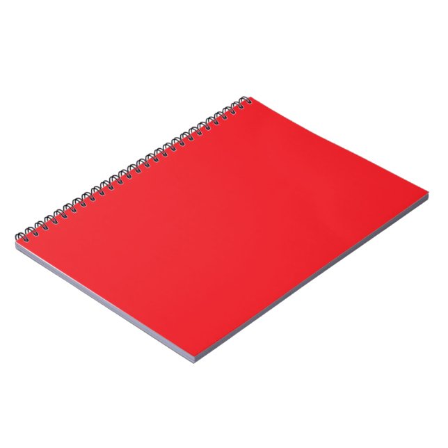 Cuaderno un fondo rojo con un borde blanco (Lado Izquierdo)