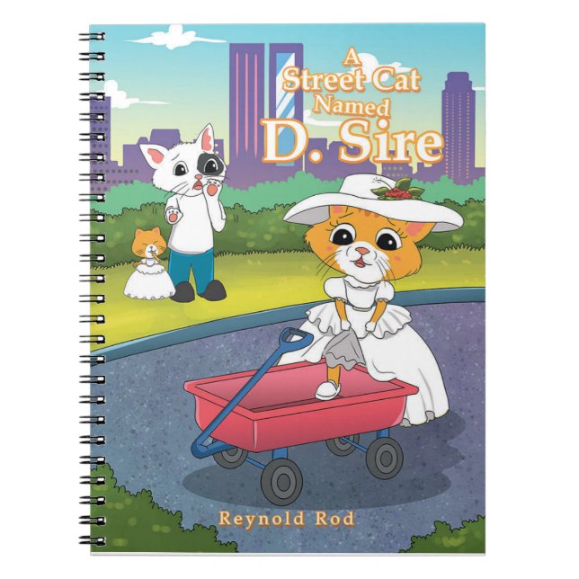 Cuaderno Un gato callejero llamado bloc de notas D. Sire Sp (Frente)