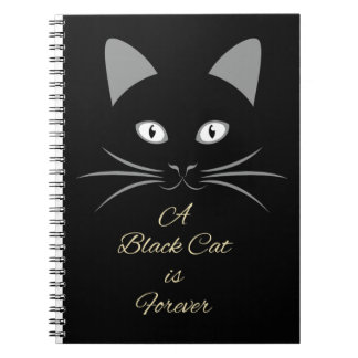 Cuaderno Un gato negro es Forever