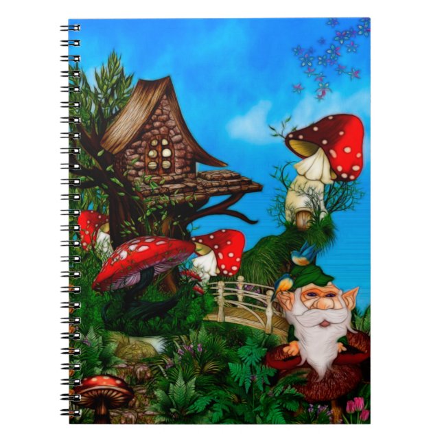 Cuaderno Un gnomo para mi arte de fantasía (Frente)