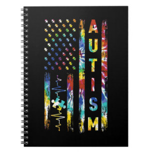 Cuaderno Un gran diseño de mes de conciencia sobre el autis