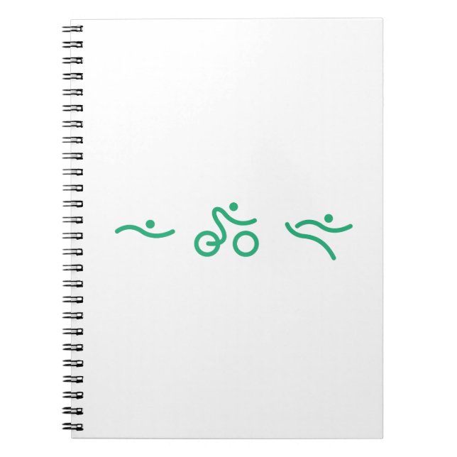 Cuaderno Un gran regalo de Triatlón para tu amigo o familia (Frente)