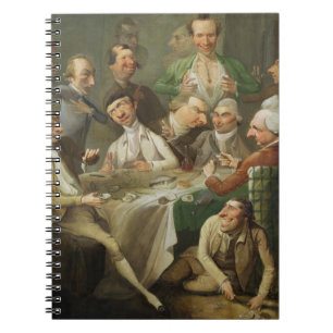 Cuaderno Un grupo de la caricatura, c.1776 (aceite en lona)