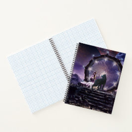 Cuaderno Un hada y un lobo oscuro