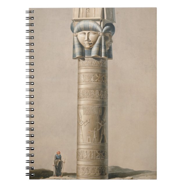 Cuaderno Un Hathor dirigió el pilar en Dendarah, (Frente)