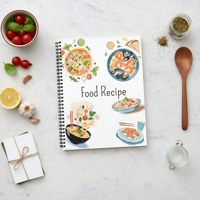 Cuaderno Un hermoso espacio para tus recetas familiares fav (Subido por el creador)