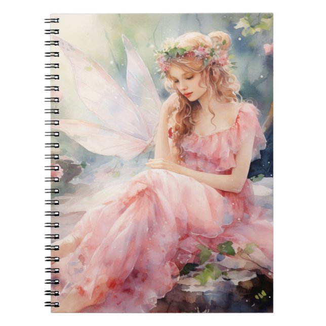 Cuaderno Un hermoso hada de primavera (Frente)