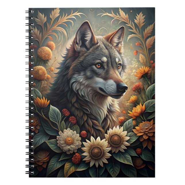 Cuaderno Un hermoso lobo forestal (Frente)