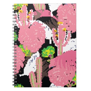 Cuaderno Un hermoso paisaje nocturno de colores pastel