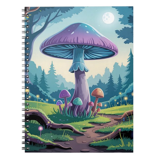 Cuaderno Un hongo púrpura (Frente)
