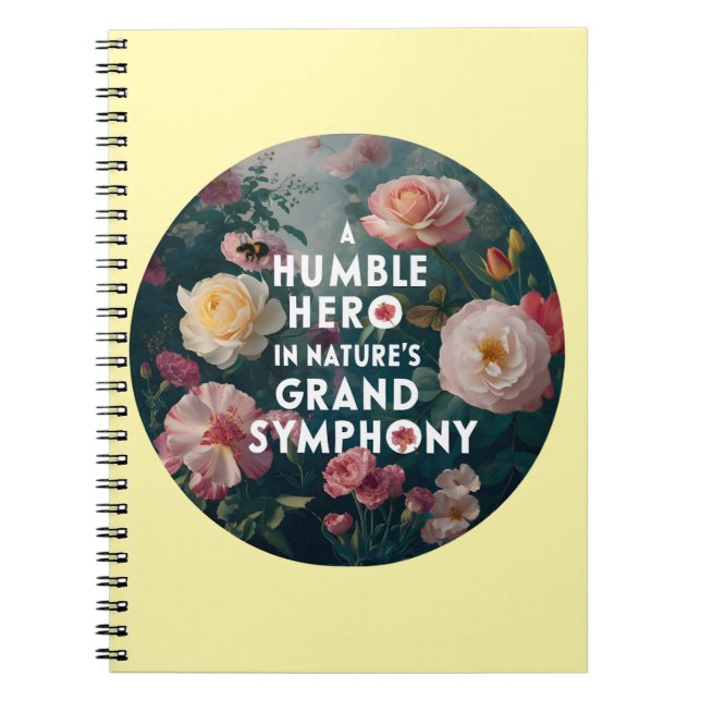 Cuaderno Un humilde héroe en la gran sinfonía de la natural (Frente)