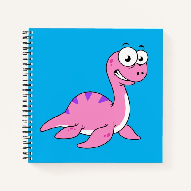 Cuaderno Un Ilustracion Agradable Del Monstruo De Loch Ness (Anverso)