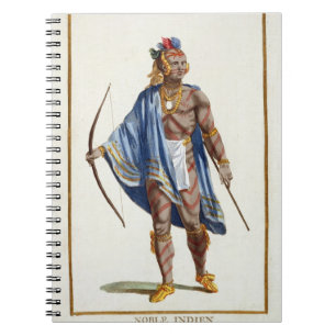 Cuaderno Un indio noble de la nación de Ottawa, 1780 (colou