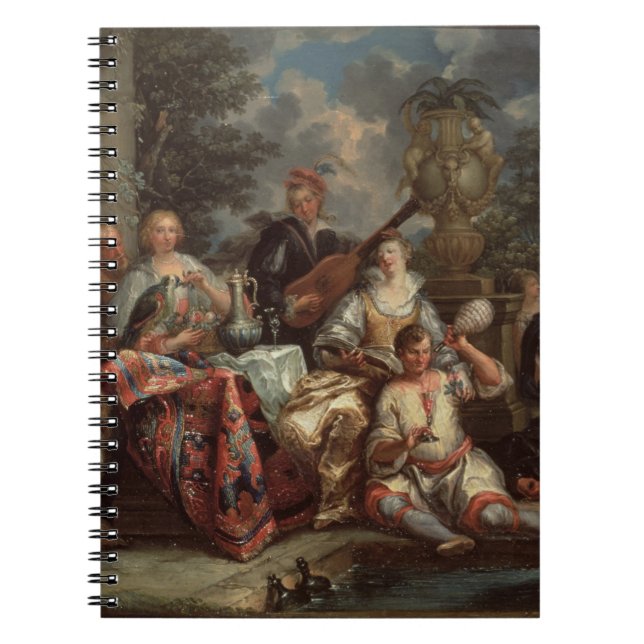 Cuaderno Un interludio musical en un patio (pares con (Frente)