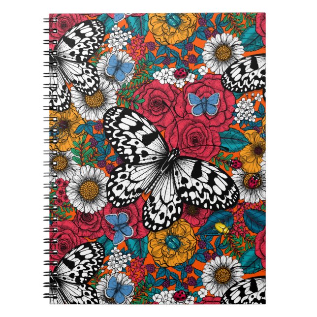 Cuaderno Un jardín colorido (Frente)