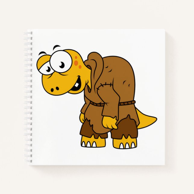 Cuaderno Un jorobado de dinosaurio Personalizado. (Anverso)