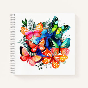 Cuaderno Un Kaleidoscopio De Mariposas