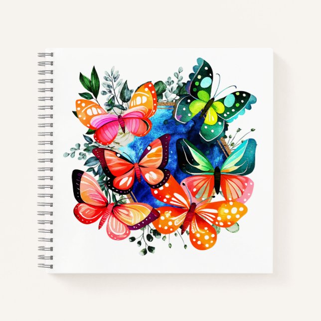 Cuaderno Un Kaleidoscopio De Mariposas (Anverso)