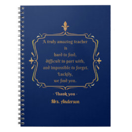 Cuaderno Un maestro verdaderamente increíble es difícil de 