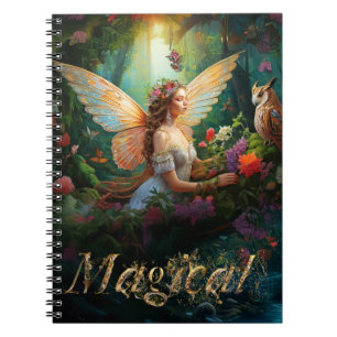 Cuaderno Un mágico estanque de hadas Texto decorativo mágic