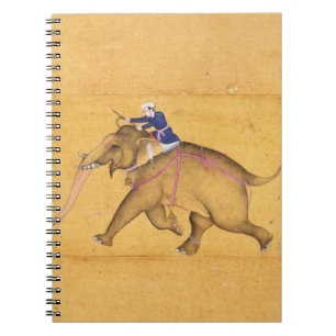 Cuaderno Un Mahout que monta un elefante, del Clive grande