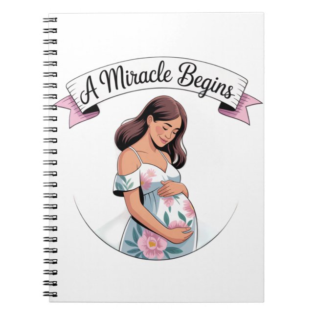 Cuaderno Un milagro comienza el embarazo (Frente)